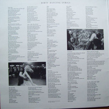 Various : Dirty Dancing (Original Soundtrack) (LP, Album, Comp, Gat)