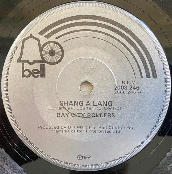 Bay City Rollers : Shang-A-Lang (7", Single)