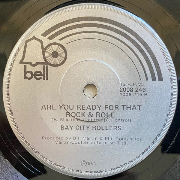 Bay City Rollers : Shang-A-Lang (7", Single)