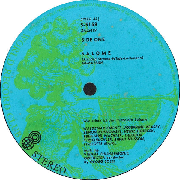 Richard Strauss : Salome (2xLP, Album, Club + Box)
