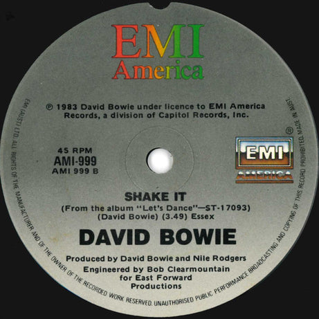 David Bowie : China Girl (7", Single)