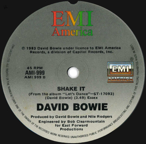 David Bowie : China Girl (7", Single)