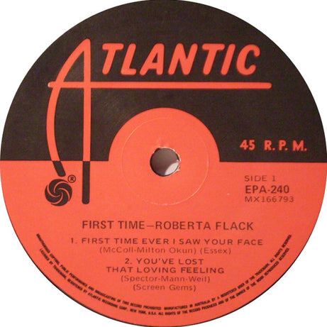 Roberta Flack : First Time (7", EP)