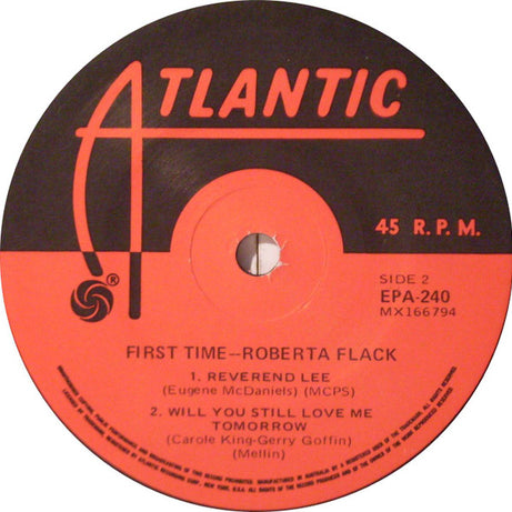 Roberta Flack : First Time (7", EP)
