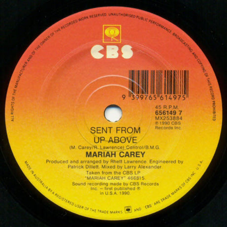 Mariah Carey : Love Takes Time (7", Single)