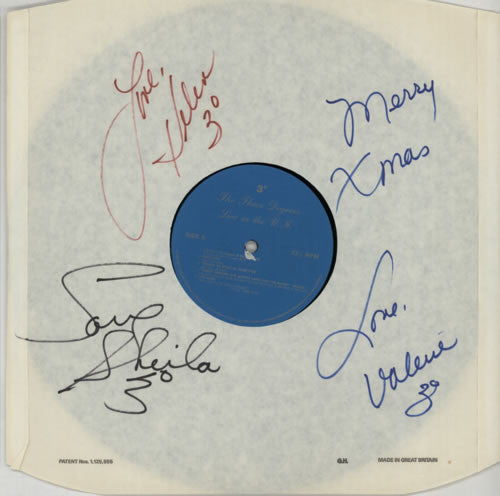 The Three Degrees : "Live" In The U.K (LP)