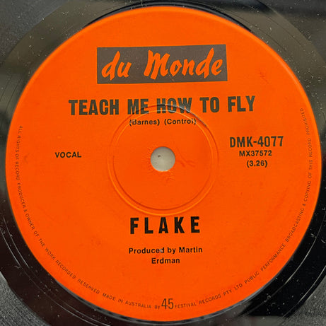 Flake (7) : Reflections Of My Life (7", Single)