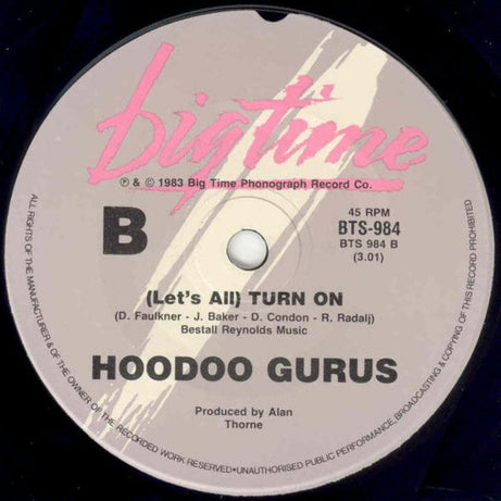 Hoodoo Gurus : Tojo (7", Single, RE)