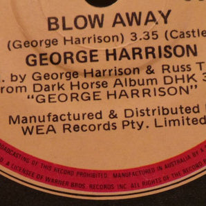 George Harrison : Blow Away (7", Single)