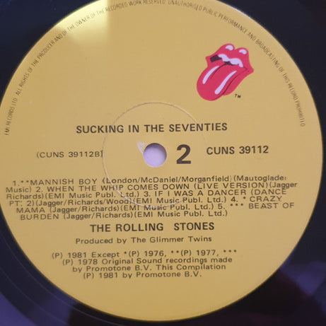 The Rolling Stones : Sucking In The Seventies (LP, Comp)