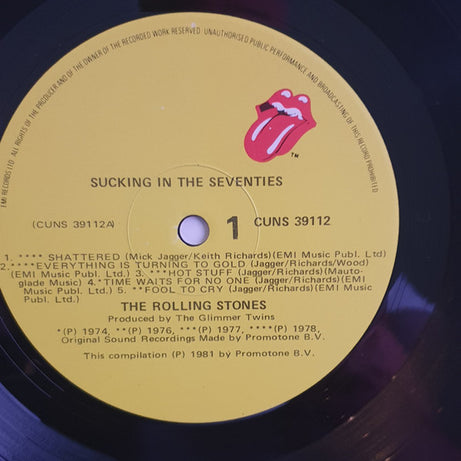 The Rolling Stones : Sucking In The Seventies (LP, Comp)