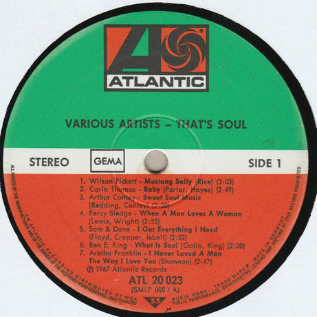 Various : That’s Soul (LP, Comp, RE)