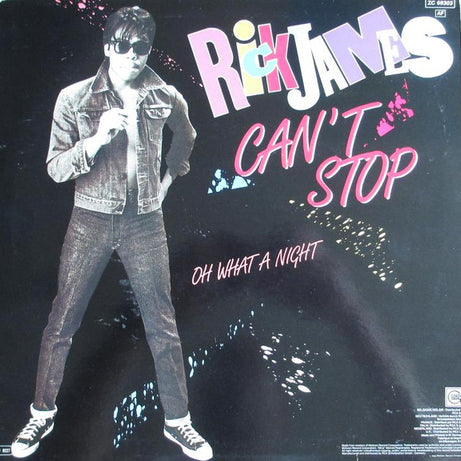 Rick James : Can't Stop (12", Maxi, Red)