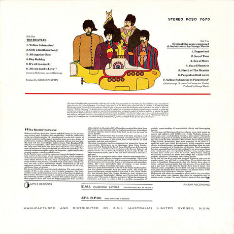 The Beatles : Yellow Submarine (LP, Album, RE)