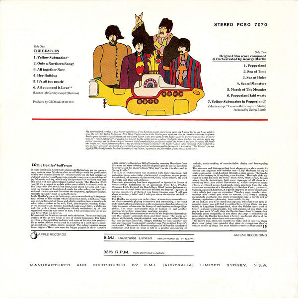 The Beatles : Yellow Submarine (LP, Album, RE)