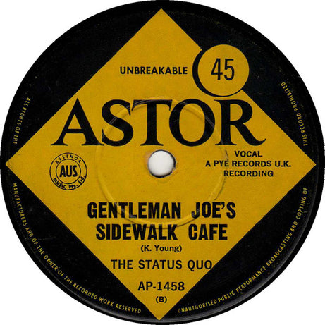 Status Quo : Pictures Of Matchstick Men (7", Single)