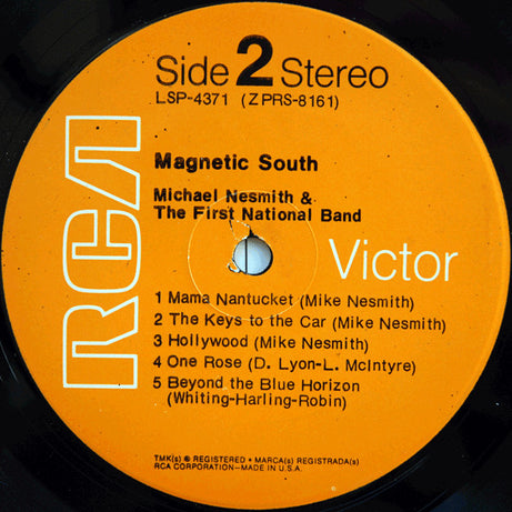 Michael Nesmith & The First National Band : Magnetic South (LP, Album, Roc)