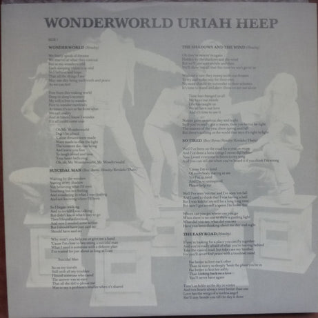 Uriah Heep : Wonderworld (LP, Album, RE)