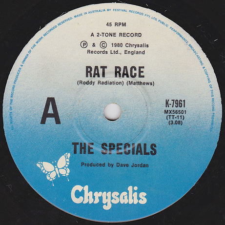 The Specials : Rat Race (7", Single)