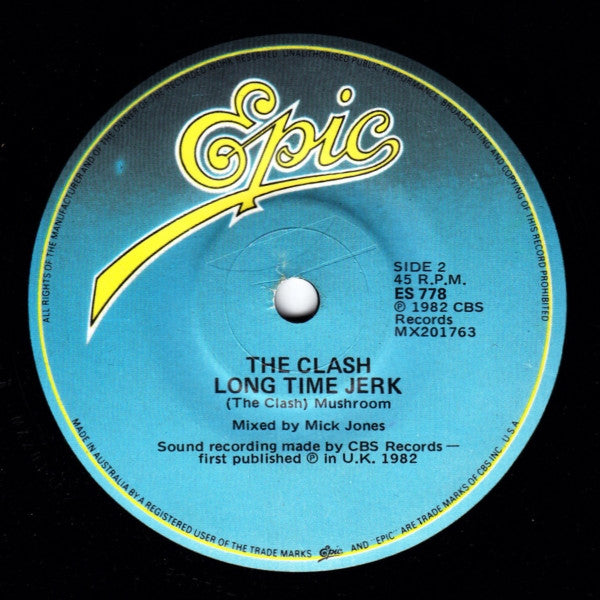 The Clash : Rock The Casbah (7", Single)