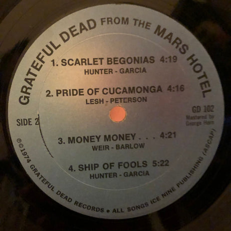 The Grateful Dead : From The Mars Hotel (LP, Album)