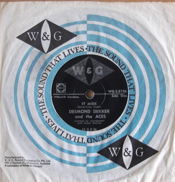 Desmond Dekker & The Aces : It Miek / My Precious Love (7", Single)