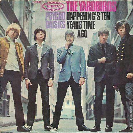 The Yardbirds : Happening's Ten Years Time Ago (7", Single, Mono)