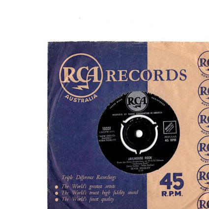 Elvis Presley : Jailhouse Rock (7", Single)