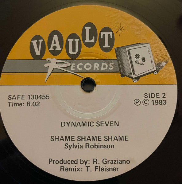 Dynamic Seven : Shame Shame Shame (12", Single)