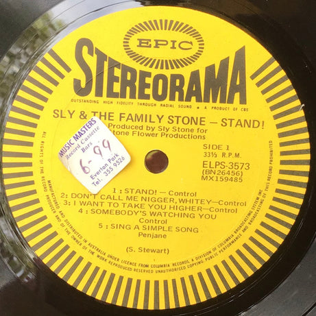 Sly & The Family Stone : Stand! (LP, Album)