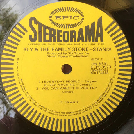Sly & The Family Stone : Stand! (LP, Album)