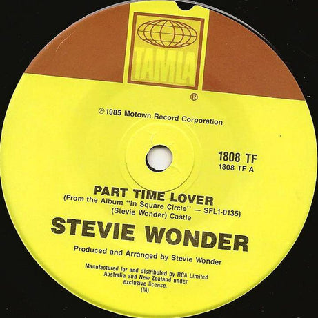 Stevie Wonder : Part-Time Lover (7", Single)