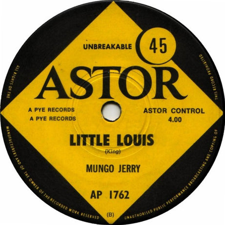 Mungo Jerry : Lady Rose (7", Single)