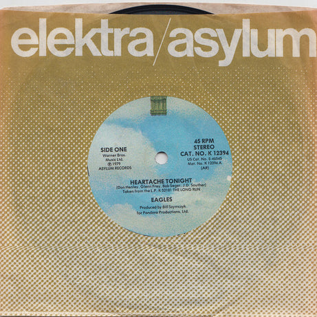 Eagles : Heartache Tonight (7", Single)