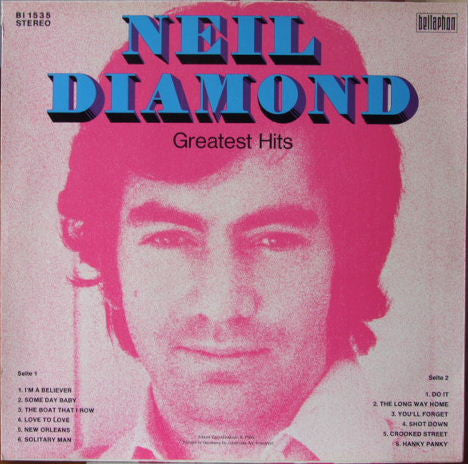 Neil Diamond : Greatest Hits (LP, Comp)