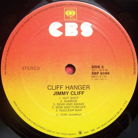 Jimmy Cliff : Cliff Hanger (LP, Album)