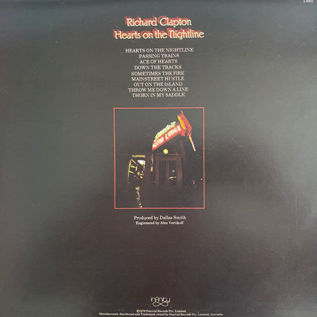 Richard Clapton : Hearts On The Nightline (LP, Album)