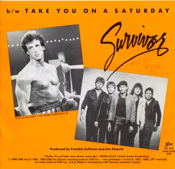 Survivor : Eye Of The Tiger (7", Single)