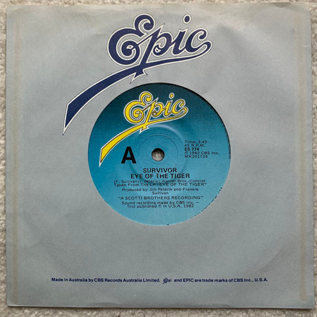 Survivor : Eye Of The Tiger (7", Single)
