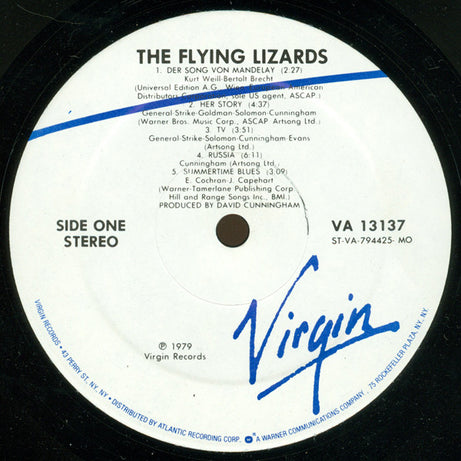 The Flying Lizards : The Flying Lizards (LP, Album, MO )
