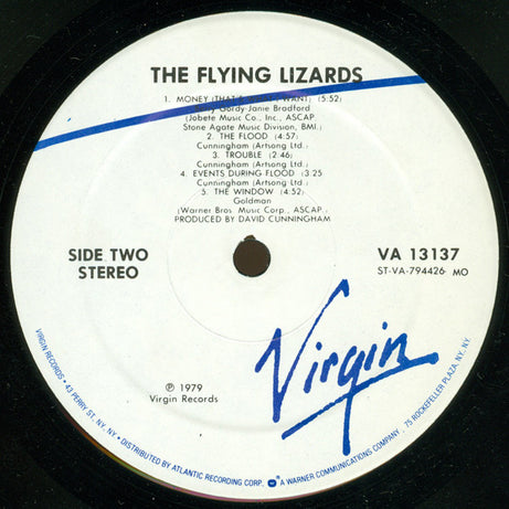 The Flying Lizards : The Flying Lizards (LP, Album, MO )