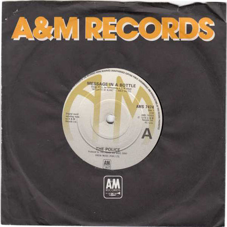 The Police : Message In A Bottle (7", Single, ARE)