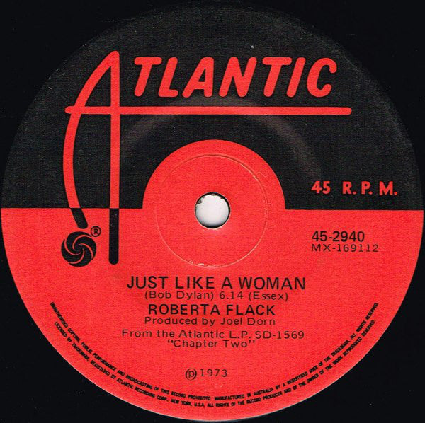 Roberta Flack : Killing Me Softly With His Song (7", Single)