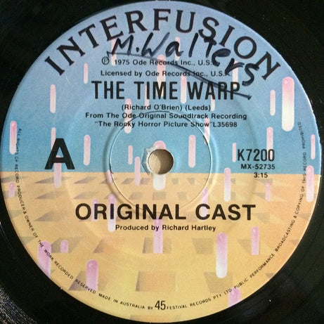 "The Rocky Horror Picture Show" Original Cast : The Time Warp (7", Single, 3rd)