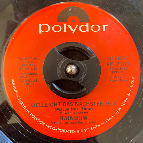 Rainbow : I Surrender (7")