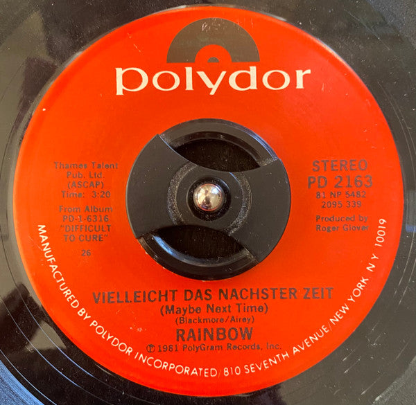 Rainbow : I Surrender (7")