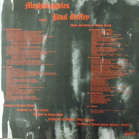 Paul Gaffey : Mephistopheles (LP, Album)