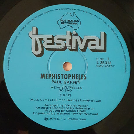 Paul Gaffey : Mephistopheles (LP, Album)