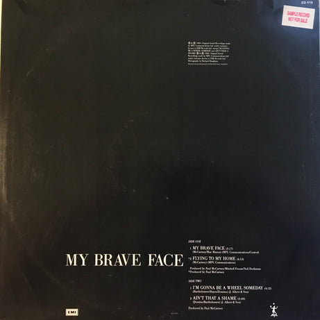 Paul McCartney : My Brave Face (12")