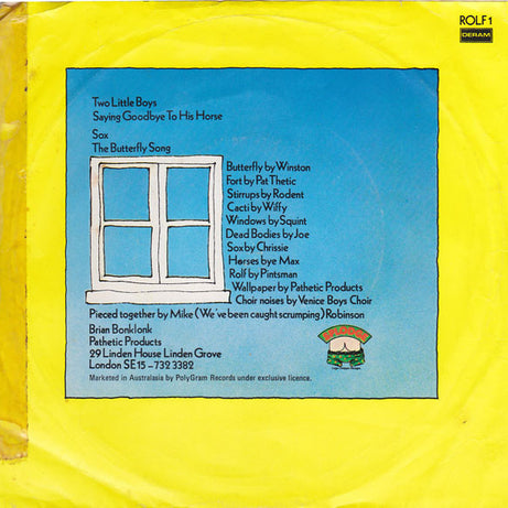 Splodgenessabounds : Two Little Boys (7")